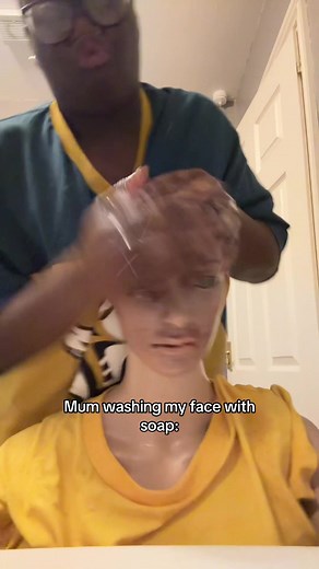 Victoria Adeyinka's Mum Washing My Face with Soap