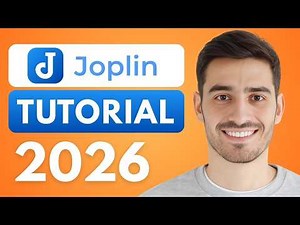 Joplin Tutorial 2026 | How To Use Joplin For Note Taking