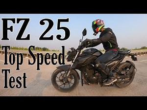 Yamaha FZ25 Top Speed || FZ 250 Top speed Test || Akshay Gayakwad