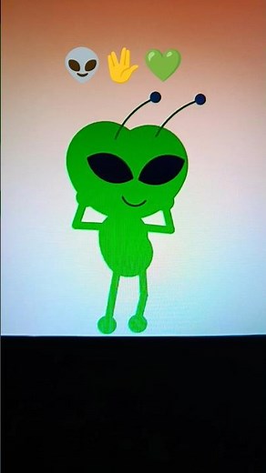 Dancing alien 👽😂 #animation #funny #dance