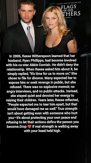 The Quiet Strength of Reese Witherspoon | A Story of Grace, Dignity & Moving On