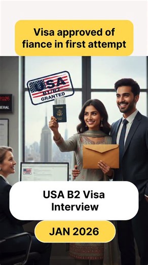 Shachi Mall | USA Visa coach 🇺🇸 on Instagram: "A B2 visa interview experience ✈️🇺🇸 This fiancé shares what questions were asked, how intent was evaluated, and what actually matters at the interview. If you’re planning to apply for a U.S. visitor visa, this is a must-watch. #b2visa #familyvisa #usavisa"