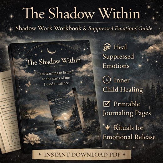 Shadow Work Workbook | Inner Child Healing, Suppressed Emotions (PDF Pattern - Etsy
