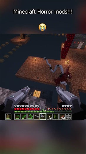 One Block Minecraft with ALL Horror Mods #minecraft