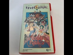 FULL VHS: Aesop's Fables (1983 anime) (1985 VHS) [RCA/Columbia & Magic Window]