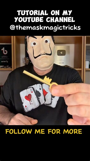 AMAZING KEY MAGIC TRICK 🪄 #tricks #magic #foryou