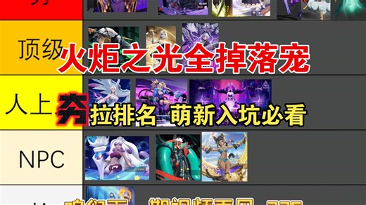 【火炬之光】萌新必看！火炬之光全掉落宠最新夯拉排行榜