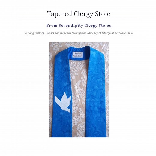 PDF Download--printable Tapered Clergy Stole Pattern and Instructions -- See Below for Answers to Your Questions - Etsy