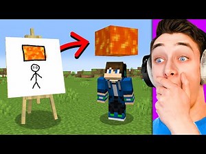 I Fooled My Friend with //DRAW in Minecraft