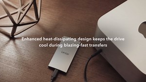 Lexar 2TB ES3 External SSD, Up to 1050MB/s Read, Storage Expansion, Compatible w/USB-C Smartphones, iPhone 15/16, PC, Mac, Tablets, Sleek & Sturdy Design, Silver (LES3XXX002T-RNSAU)