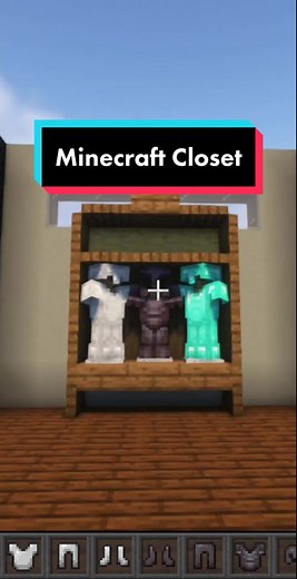 Ultimate Minecraft Closet Building Tutorial