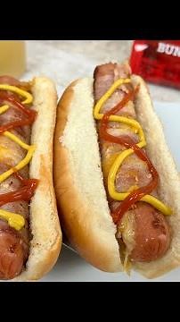 Bacon Wrapped Cheese Stuffed Hot Dogs