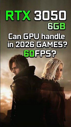 RTX 3050 6GB in 2026 : Test in 6 Games