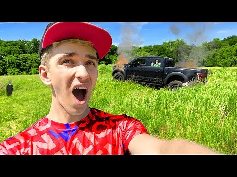 Stranded in GIANT HOLE Coming Home from Sharer Family Vacation!! (Meeting Worlds Fastest Fan)