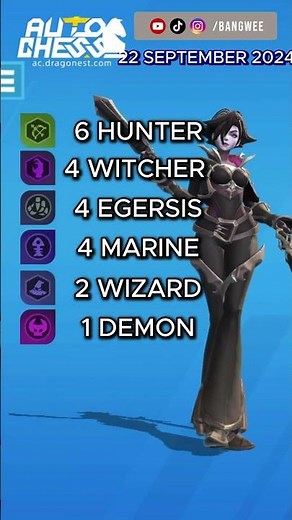 Auto Chess Top 5 Synergy - 22 September 2024 #autochess #fyi #games