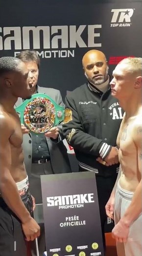 Ultime face à face entre Bakary Samake et Ryan Wade !#Boxe