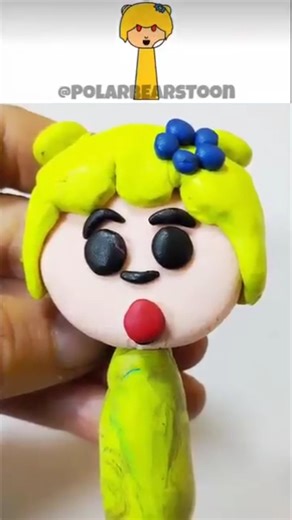 Making Sprunki OC Bea (from Pocoyo) using clay #incredibox #sprunki ‪#clay ‪@PolarBearsToon