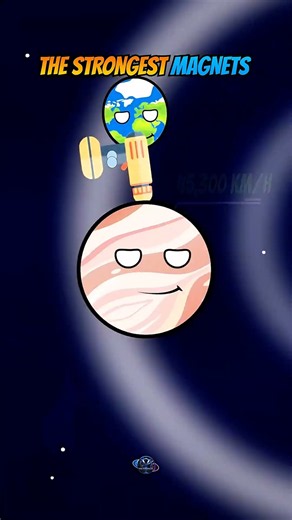 The Strongest Magnet in the Universe 🤯🧲 | Magnetar Explained #Shorts