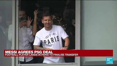 Lionel Messi lands in Paris to finalise transfer | Haystack News