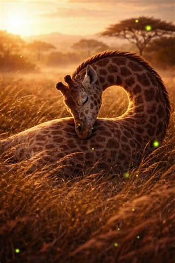 Do You Know How a Giraffe Sleeps? The Answer Might Surprise You!