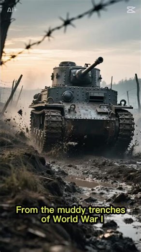 Tank evolution in 25 seconds! #youtubeshorts #facts #didyouknow