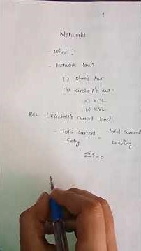 Network law for network analysis|ohms law|Kirchhoff laws|#trb #engineering #ece #gate
