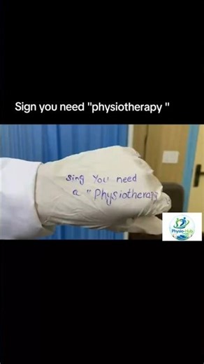Sign you need physiotherapy"💫#shorts #youtube