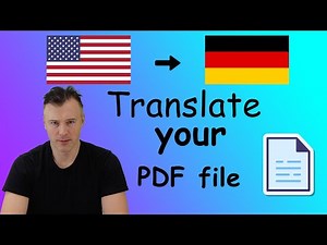 How to translate PDF to German language with DocTranslator.com