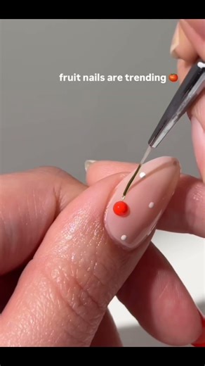 Fruit Nail Art 🍓##nailartist #nailstyle #shortsnails #youtubeshorts #trendingnails #beautyshorts