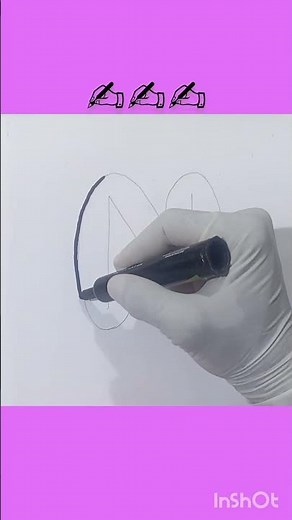 How to draw n in bubble letter ✍️✍️ #art #drawingtutorial #penciltest #drawingprocess #easydraw