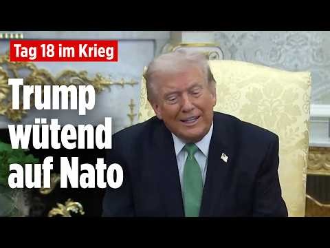 MIDDLE EAST WAR DAY 18: Trump furious! "NATO is making a very stupid mistake"