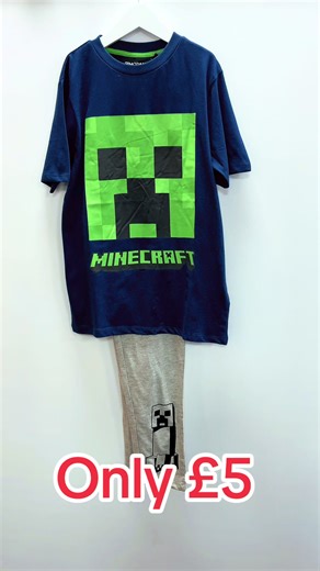 Minecraft pyjamas 11/12 years only and just £5 💚 #ukmum #minecraftmovie #minecrafter #boymum #ukmumsoftiktok