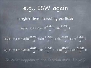 Lesson 1 (Identical Particles)
