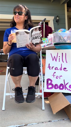 Garage Sale Sign for Book Lovers