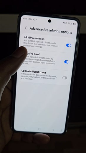 Samsung Camera Assistant New Feature 24 MP Resolution #shorts
