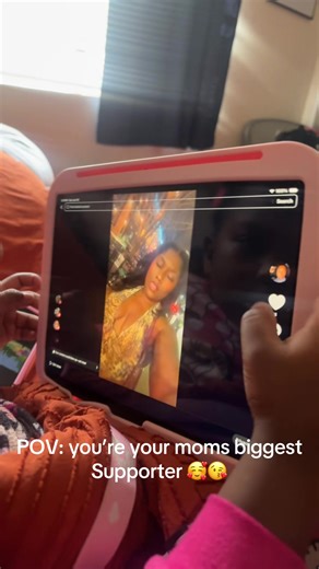 My biggest fan will have me playing on her iPad all day 😂 #toddlersoftiktok #sahm #biggestfan #girls