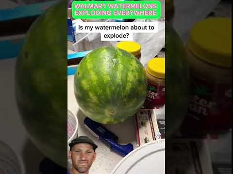 Walmart watermelon exploded everywhere😳😳😳😳😳
