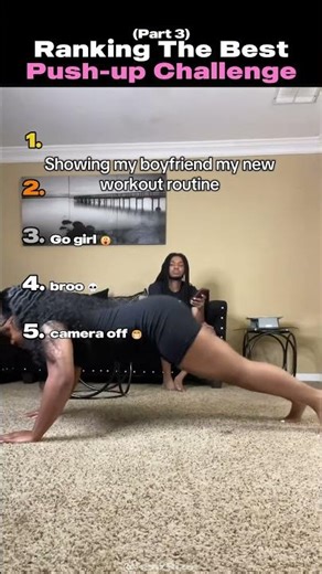 Ranking The Best Push up Challenge (Part 3) #dance #women #trend #shorts