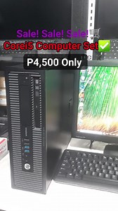 P4,500 Only naka Corei5 Computer Set ka na! Located at: ➡️Cabuyao Branch: Blk 220 Lot 33 Phase 2 Mabuhay City Mamatid Cabuyao Laguna Txt 09499367654 or 09958877768 Nearest Landmark: Near OLAC Near Christ the King School Wazable Fixfone Pc Trading-Cabuyao Branch (sa katabi nun) ➡️Calamba Branch: Chipeco Avenue Bocnotan Road 4027 Calamba Laguna Nearest Landmark: Infront of Laong Laan Restaurant,near Yellow Cab Calamba | Fixfone Pc Trading