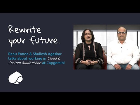 Rewrite your future: Ranu Pande & Shailesh Agaskar talk about working in Cloud & Custom Applications