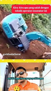 193K views · 1.2K reactions | jadi operator excavator itu tidak cukup hanya modal nyali saja #excavator #alatberat #vidioalatberat | Vidio Alat Berat | Facebook