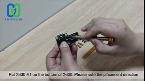 Geekworm X630-A2 Auido Hat & Cooling Fan Expansion Board for X630 CSI-2 Module & Raspberry Pi 4 Model B(Not Include X630 & Raspberry Pi 4)