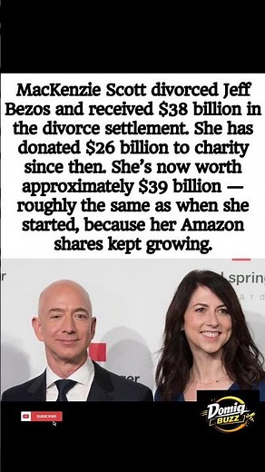 MacKenzie Scott Gave $26B & Is Still Richer Than Before #domiqbuzz