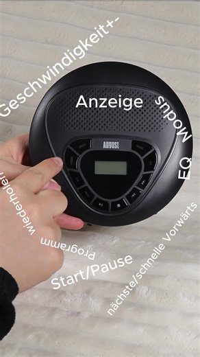 August MB420 DAB FM Radio mit Bluetooth 4.2, USB & AUX-Eingang, 60 Sendern, Teleskopantenne, LCD-Display, 9 Sprachen, Netzbetrieb, August MB420