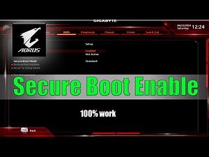 How to Enable Secure Boot on AORUS Motherboard