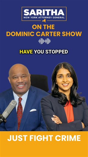 Letitia James has been distracted by national politics, and crime in New York is up as a result.I am focused on New Yorkers.My priority is simple: protect New Yorkers, restore public safety, and fight for the people of this state.Listen to the full episode on Spotify:
