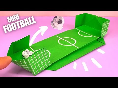 Origami Paper Football, How to make paper toys