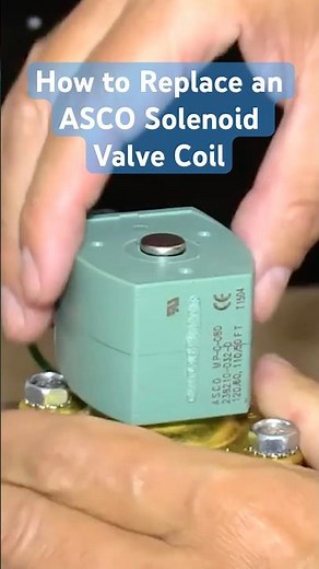 How to Replace an ASCO Solenoid Valve Coil | Easy Step-by-Step Guide #shorts