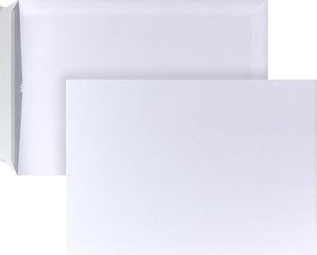 POSTHORN Versandtaschen C4 ohne Fenster (250 Stück) - Din A4 - haftklebend | Umschläge A4 mit Innendruck - Umschlag für Warensendung - 120g/m² - 324x229mm - Weiß -