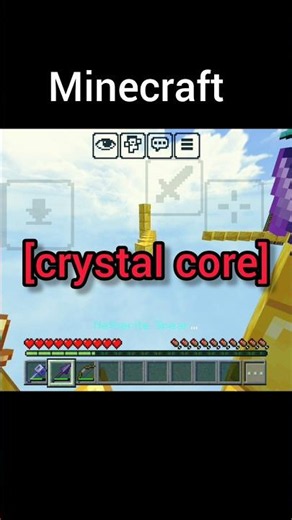 Minecraft crystal core 🥶#minecraftshorts #mincraft#gaming
